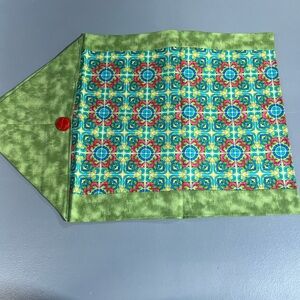 Colorful Patterned Fabric table runner